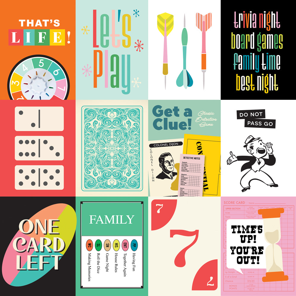 Game Night - 3x4 Elements