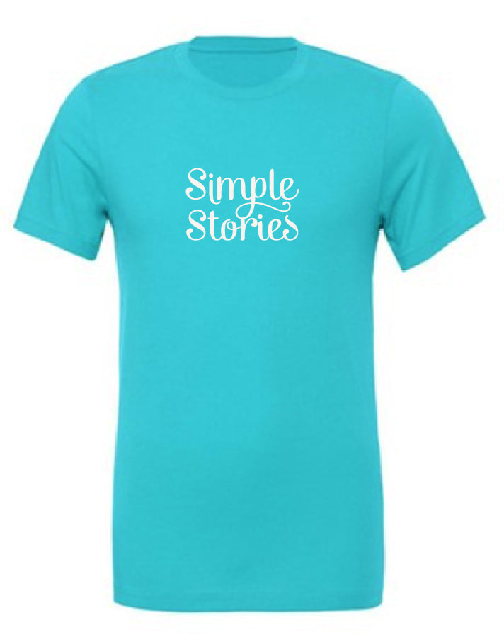 Simple Stories T-Shirt - Turquoise