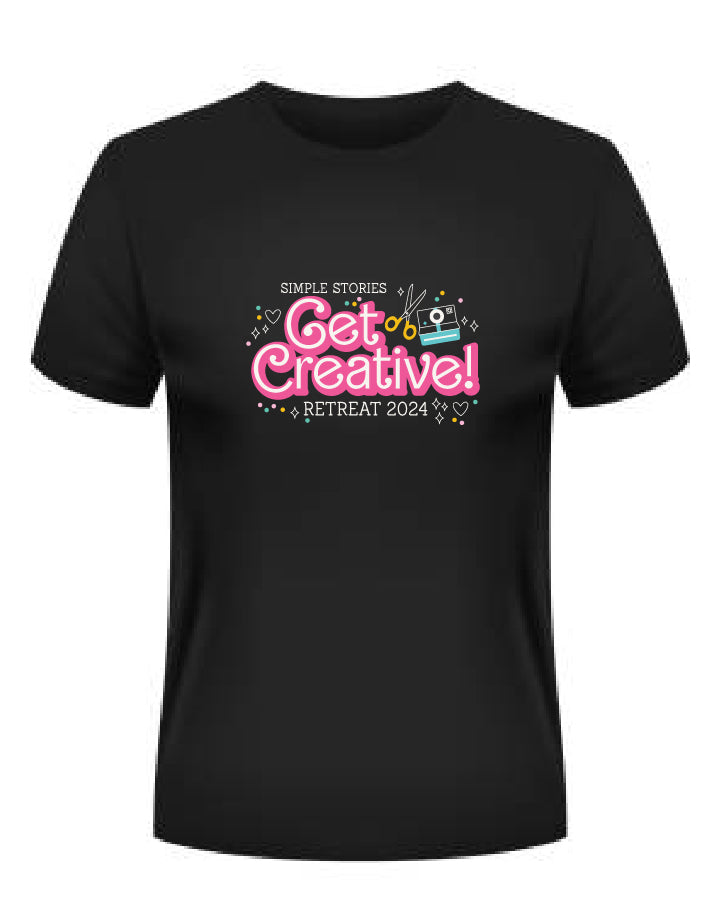 Get Creative 2024 Retreat T-Shirt - Black