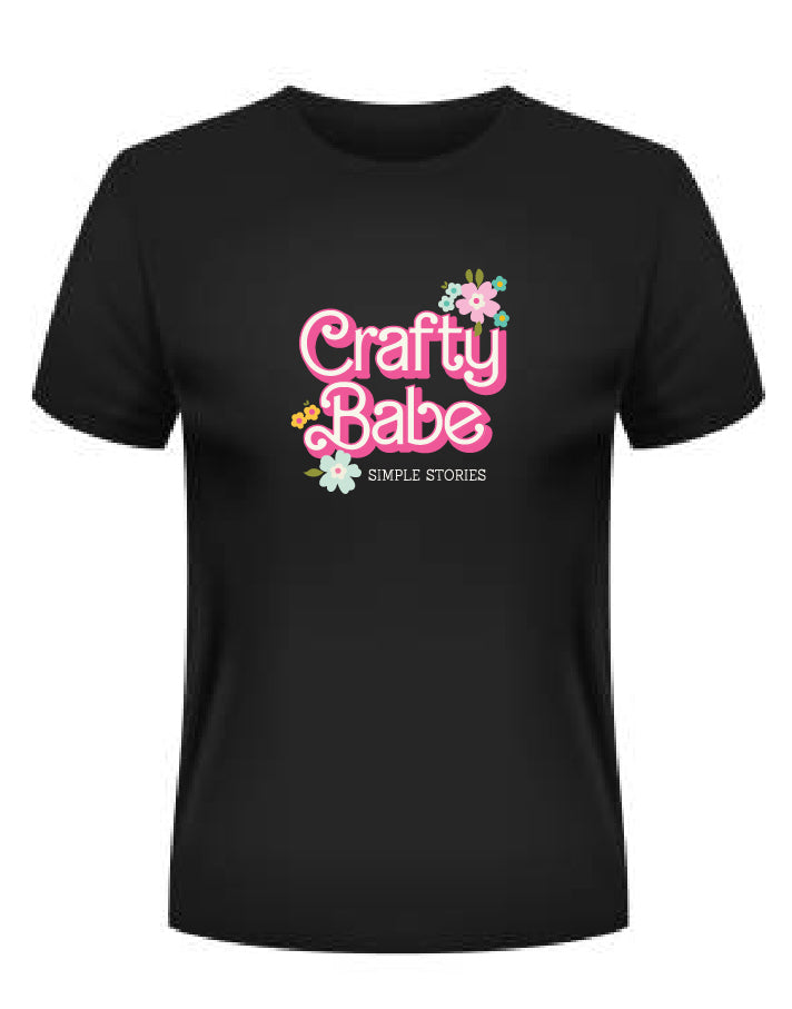 Crafty Babe 2024 Retreat T-Shirt - Vintage Black