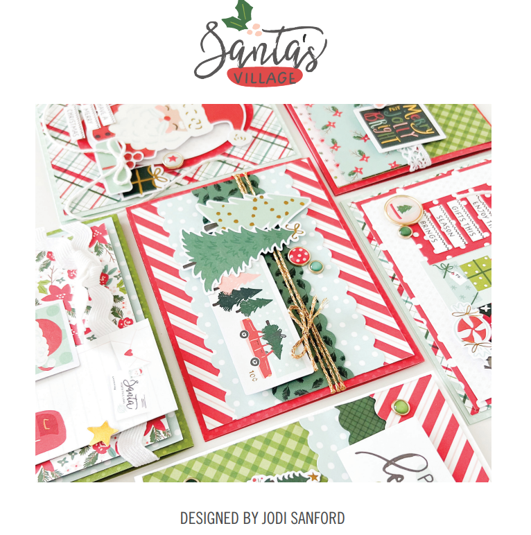 New! Santa's Village Cards Class Kit