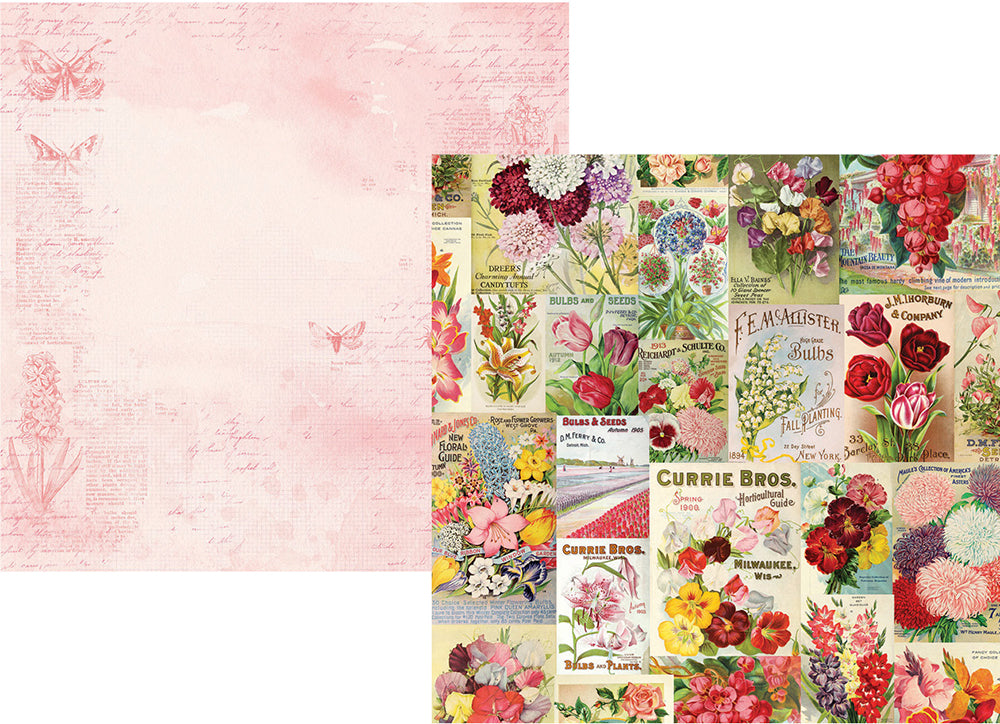 Simple Vintage Botanicals 12x12 Paper - Scatter Kindness