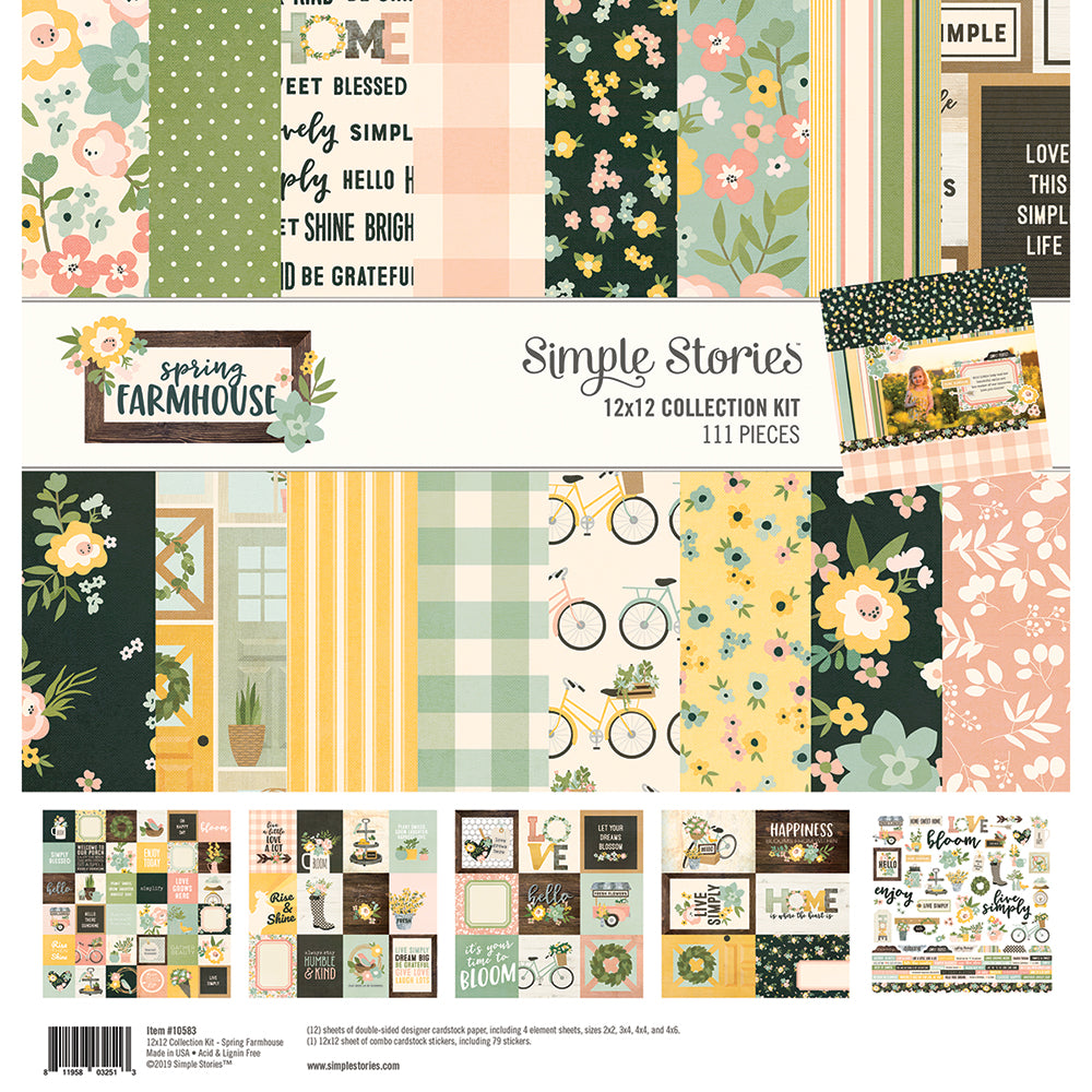 Spring Farmhouse 12x12 Collection Kit