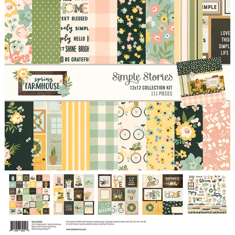 Spring Farmhouse 12x12 Collection Kit