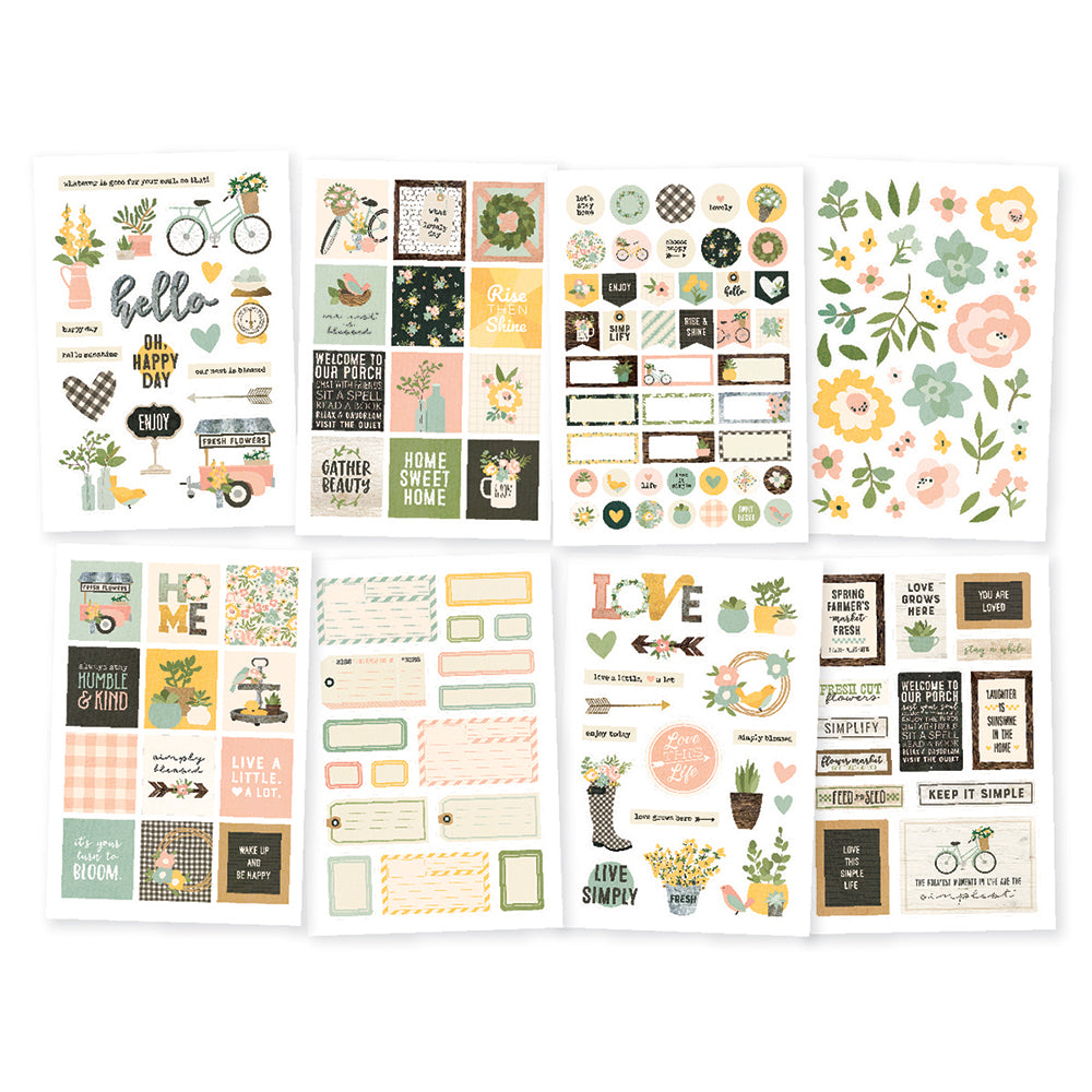 Spring Farmhouse 4x6 Stickers