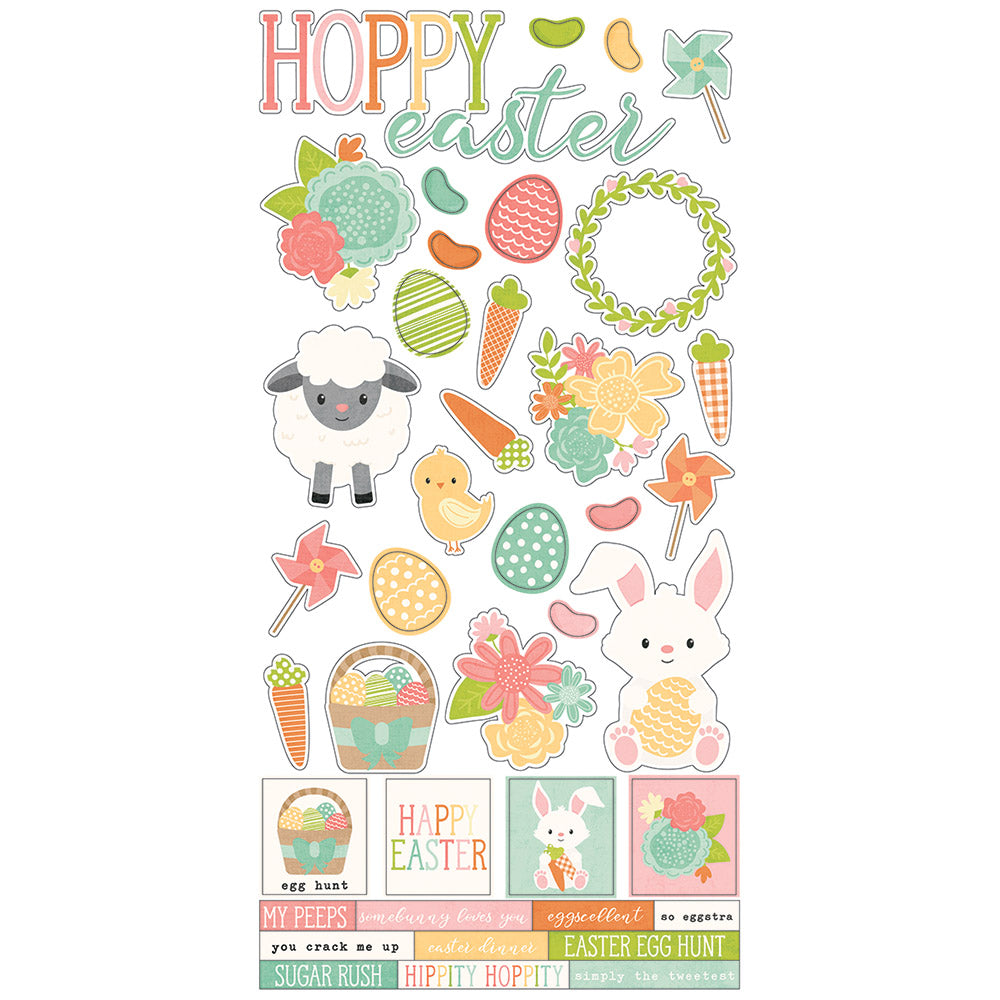 Bunnies & Baskets 12x12 Simple Set