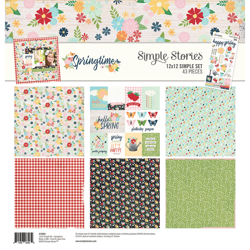 Springtime 12x12 Simple Set
