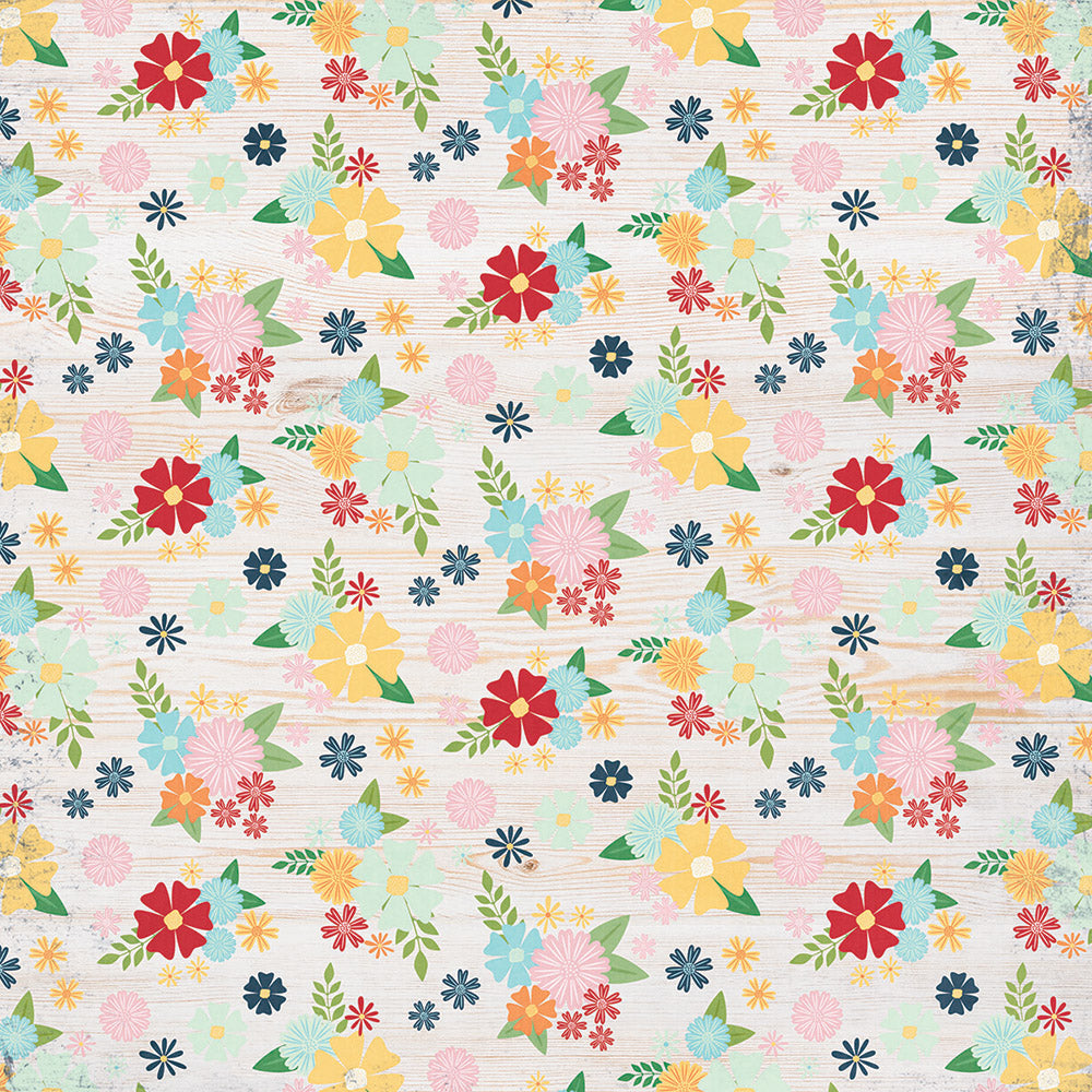 Springtime 12x12 Paper - Welcome Spring