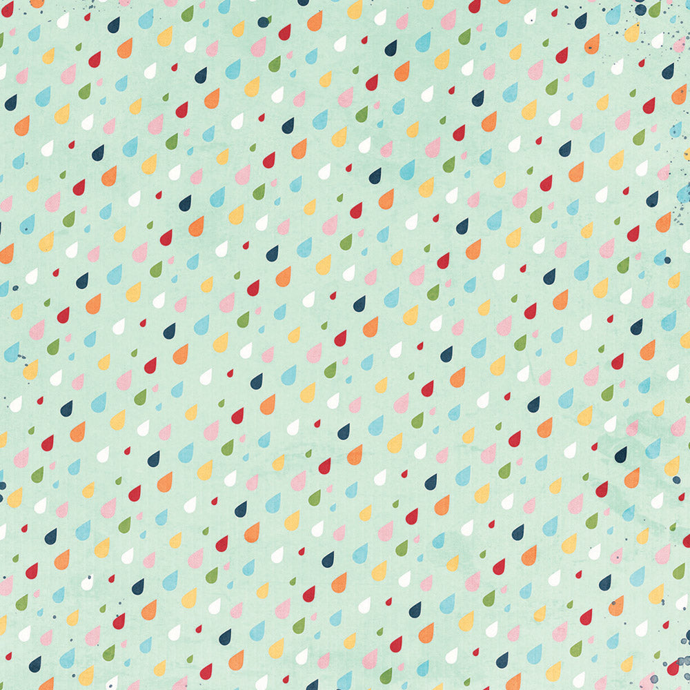 Springtime 12x12 Paper - Puddle Jumper