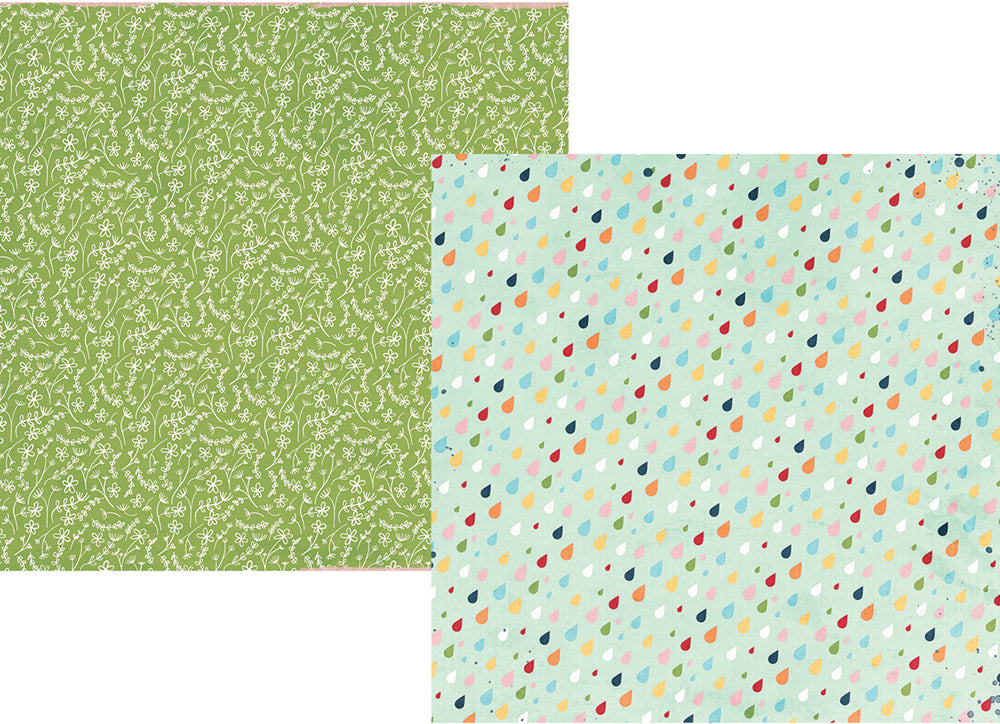 Springtime 12x12 Paper - Puddle Jumper