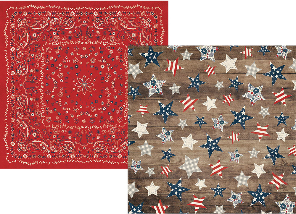 Let Freedom Ring 12x12 Paper - All American