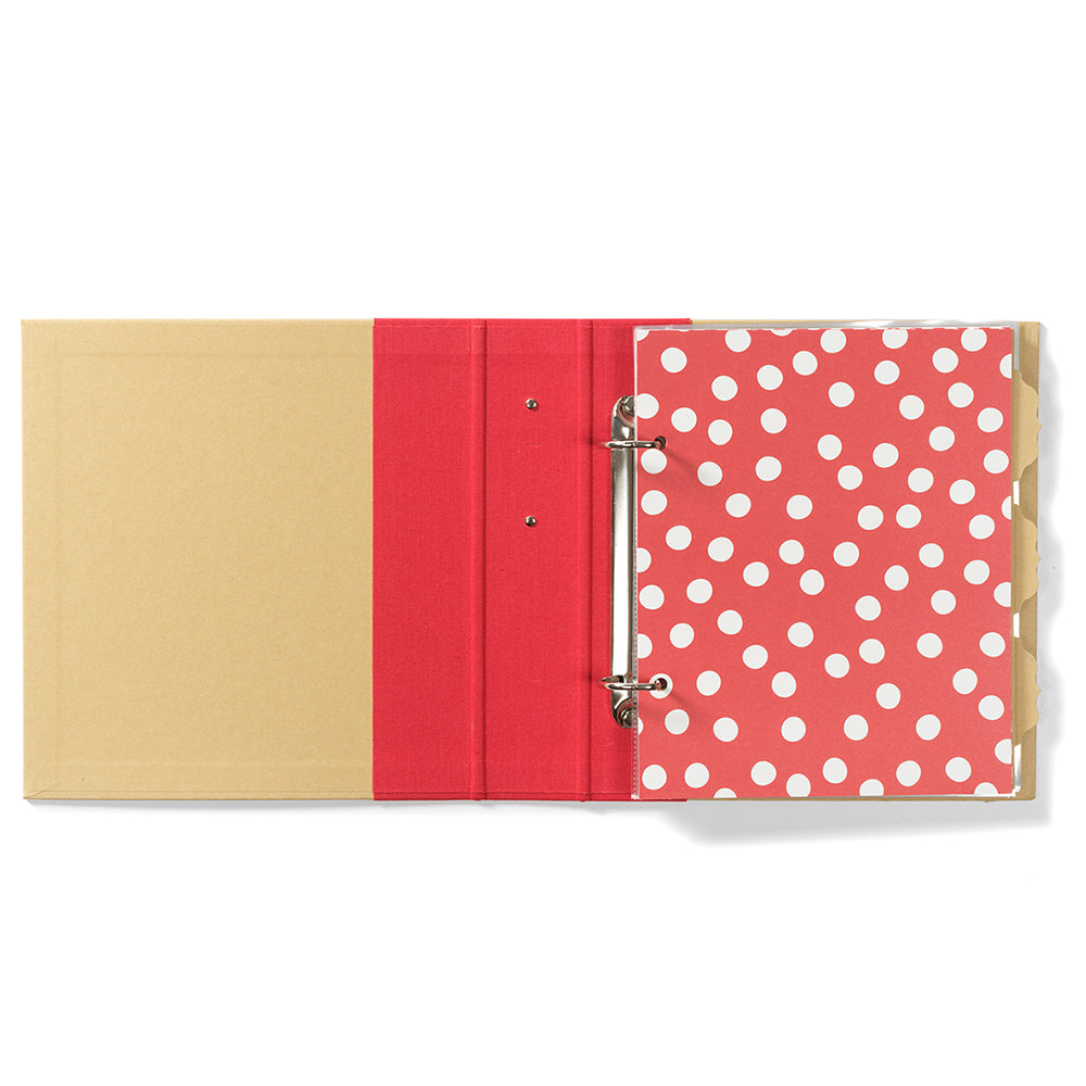 6x8 SN@P! Binder - Red