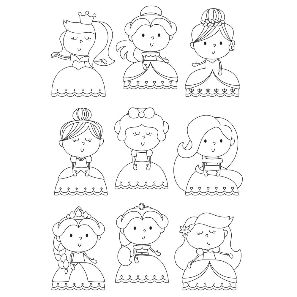 Little Princess 4x6 Stamps - Pretty Princess