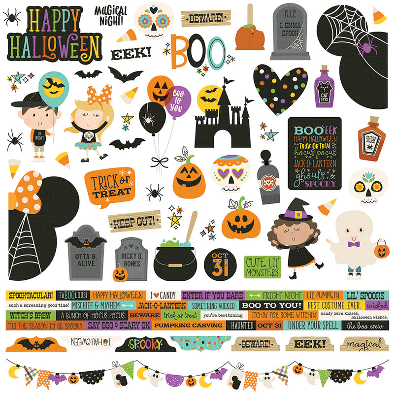 Say Cheese Halloween 12x12 Combo Sticker