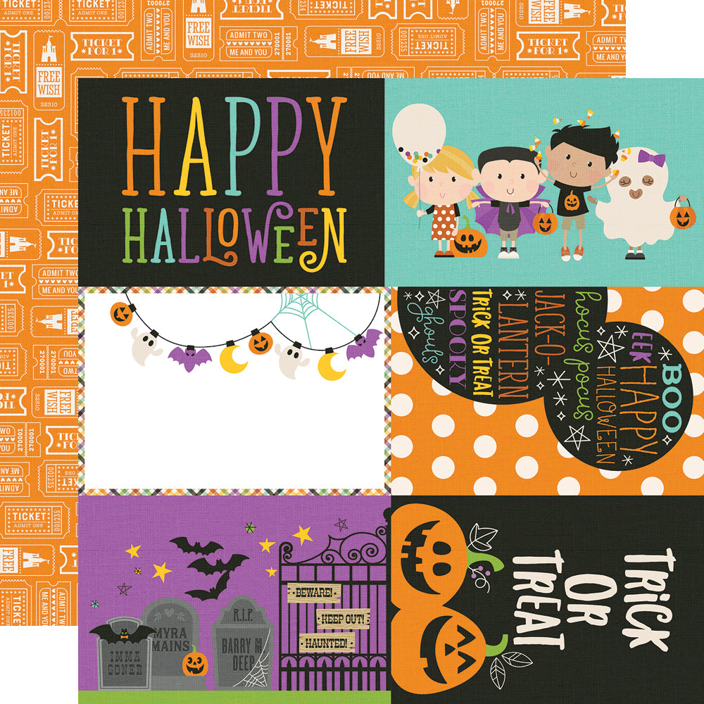 Say Cheese Halloween 4x6 Elements