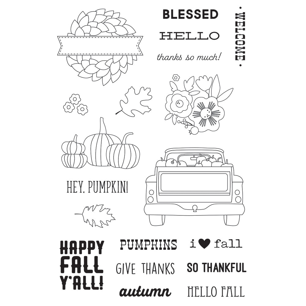 Fall Farmhouse Stamps