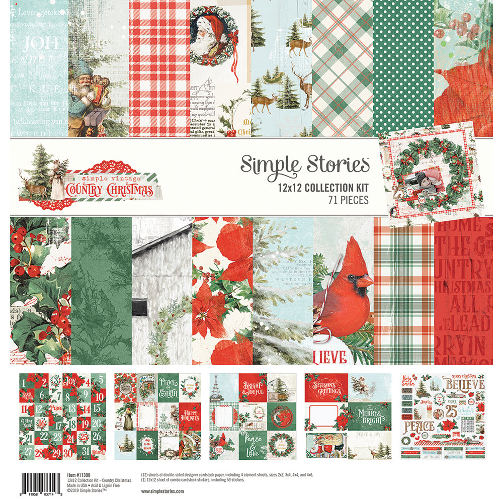 Country Christmas 12x12 Collection Kit