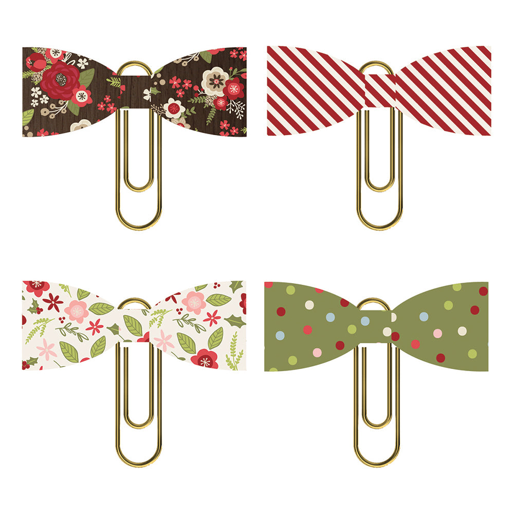 Holly Jolly Bow Clips