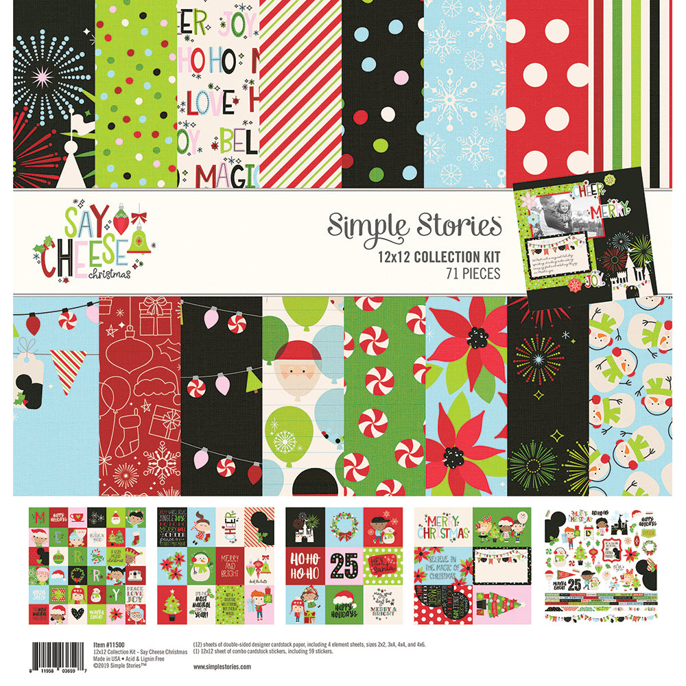 Say Cheese Christmas 12x12 Collection Kit