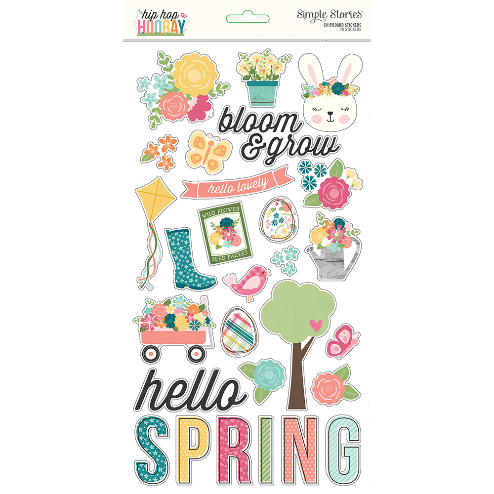 Hip Hop Hooray 6x12 Chipboard