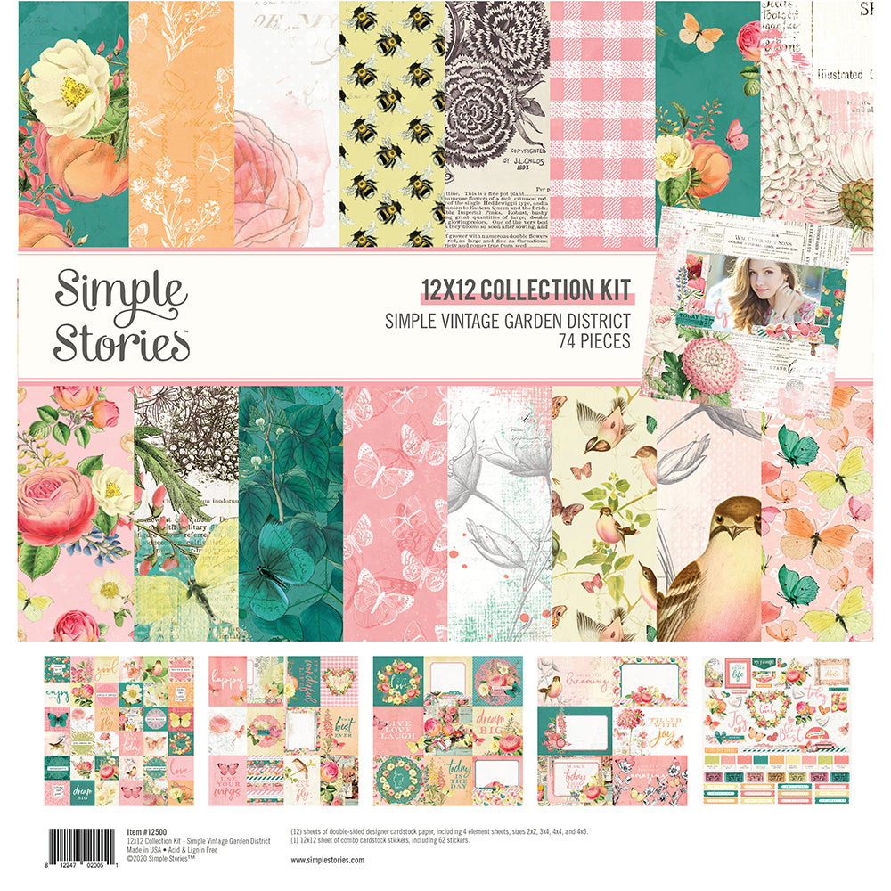 Simple Vintage Garden District 12x12 Collection Kit