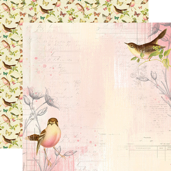 Simple Vintage Garden District 12x12 Paper - Use Your Wings