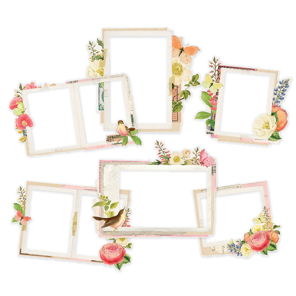 Simple Vintage Garden District Layered Frames