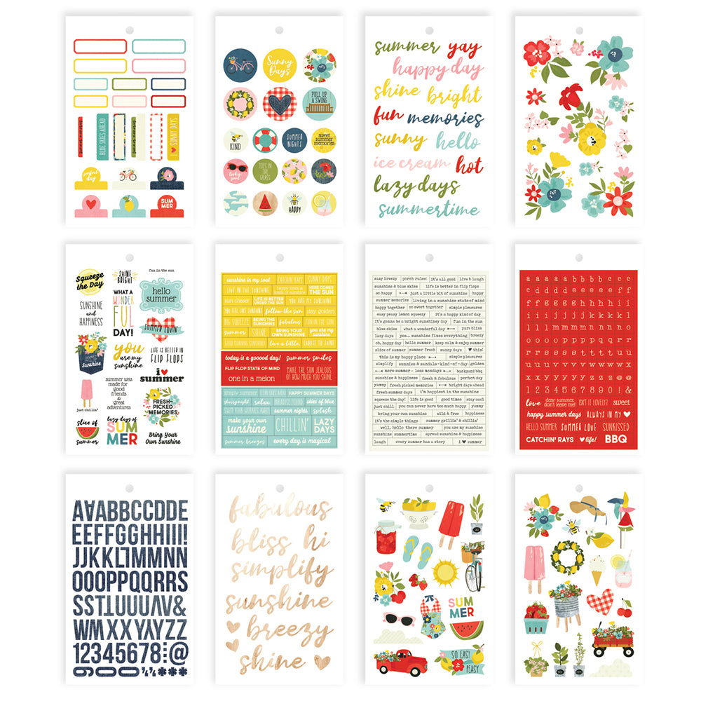 Summer Farmhouse 4x6 Sticker Book