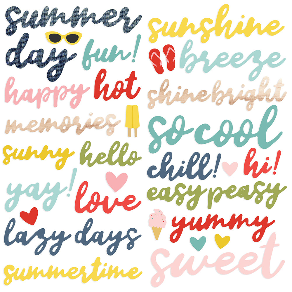 Summer Farmhouse Foam Stickers