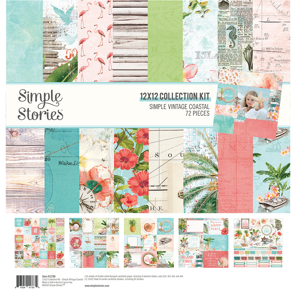 Simple Vintage Coastal 12x12 Collection Kit