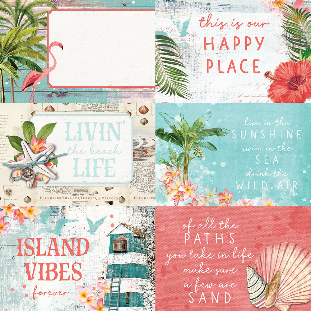 Simple Vintage Coastal 4x6 Elements