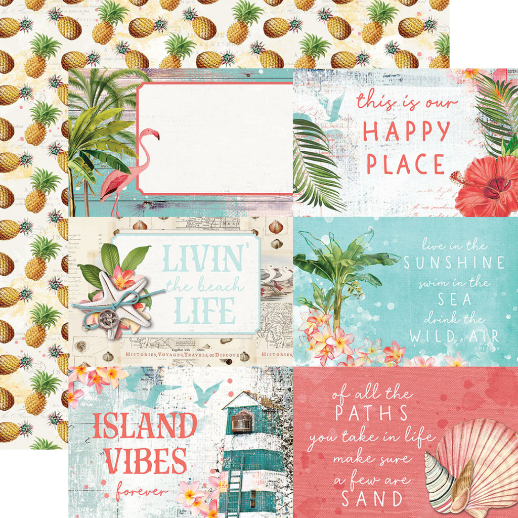 Simple Vintage Coastal 4x6 Elements