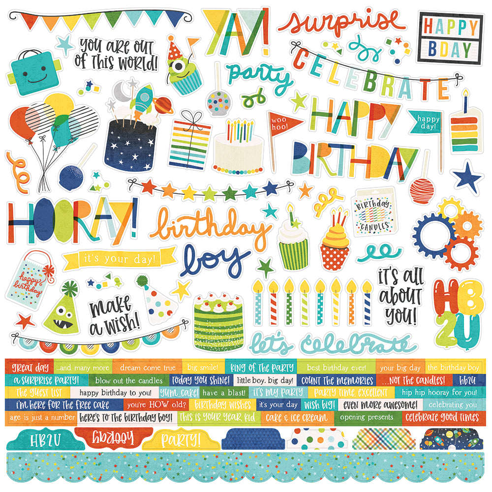 Birthday Blast 12x12 Collection Kit