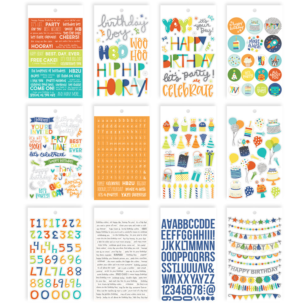 Birthday Blast 4x6 Sticker Book