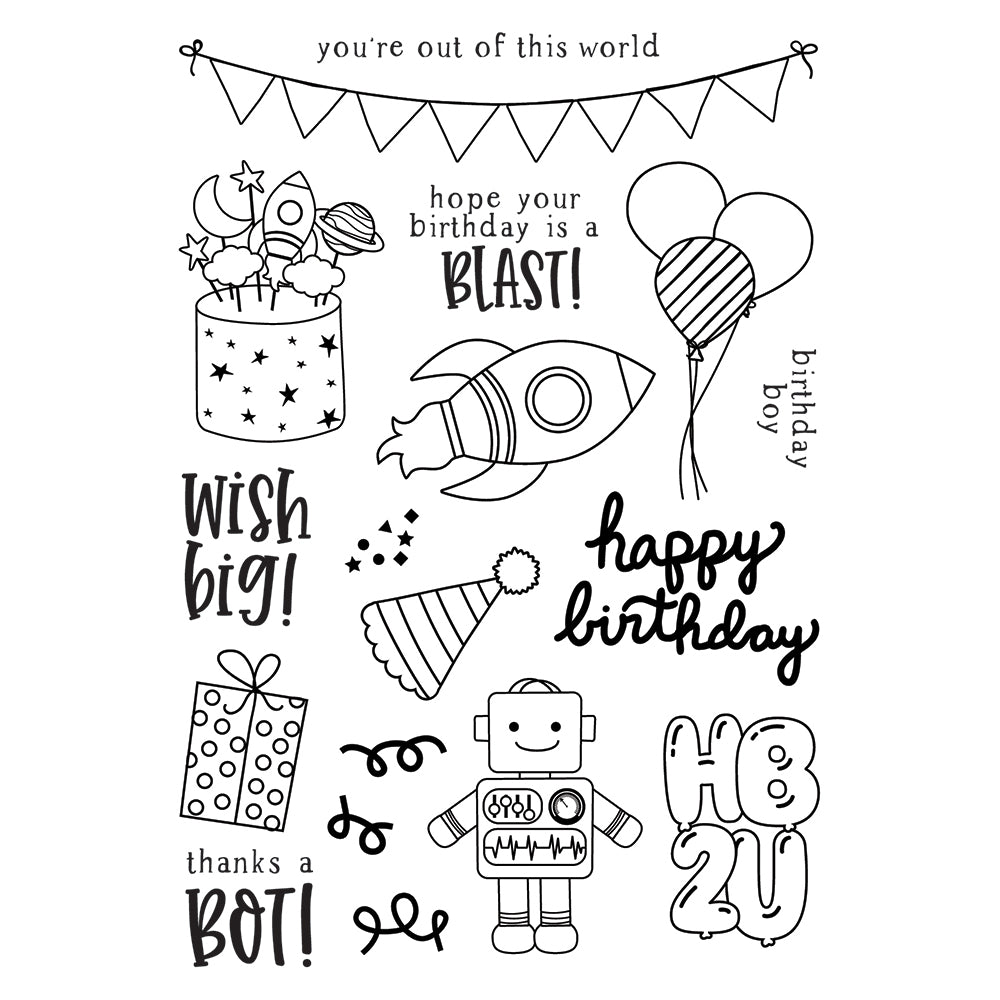 Birthday Blast Stamps