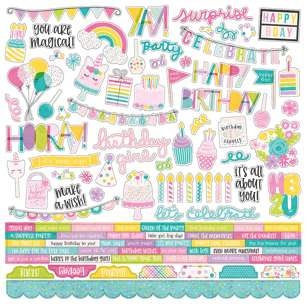 Magical Birthday 12x12 Collection Kit