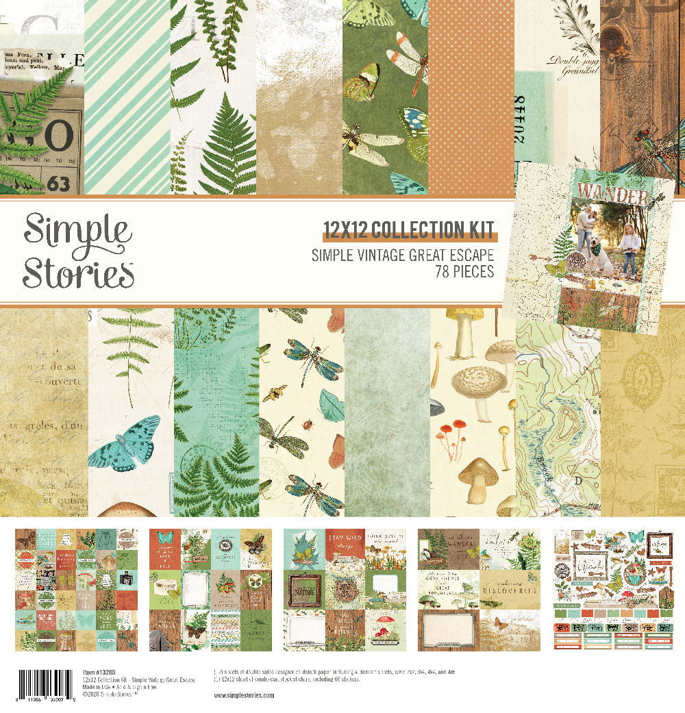 Simple Vintage Great Escape 12x12 Collection Kit