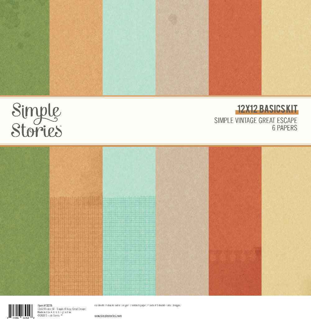 Simple Vintage Great Escape 12x12 Basics Kit