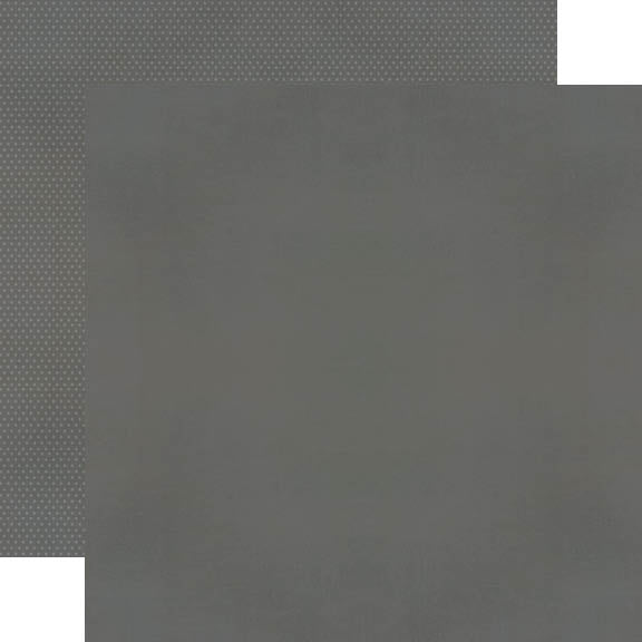 Color Vibe 12x12 Textured Cardstock - Charcoal