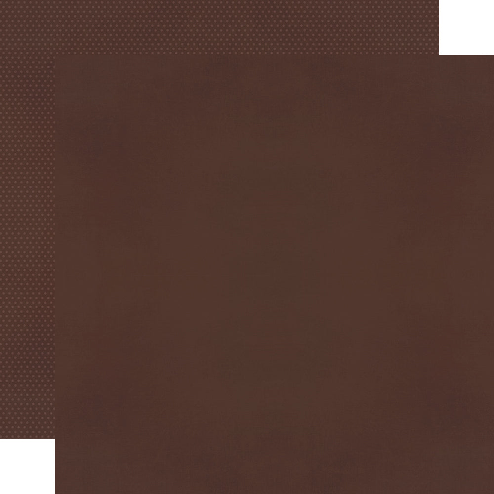 Color Vibe 12x12 Textured Cardstock - Espresso