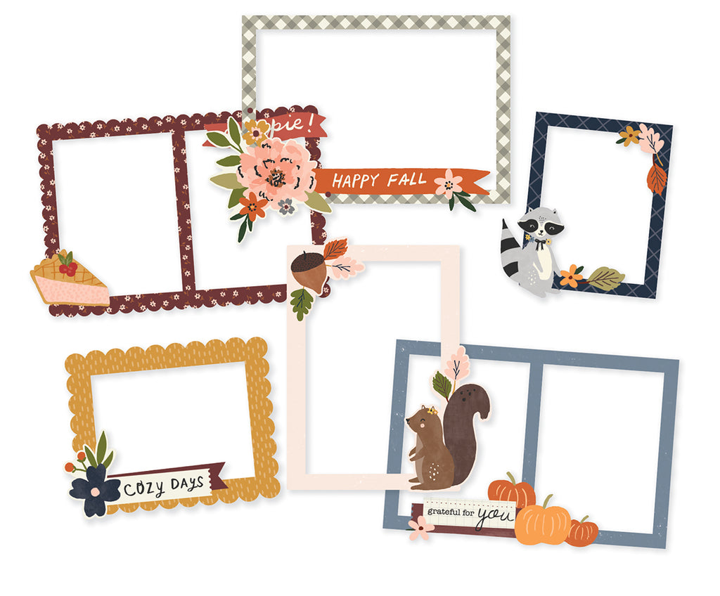 Cozy Days - Chipboard Frames