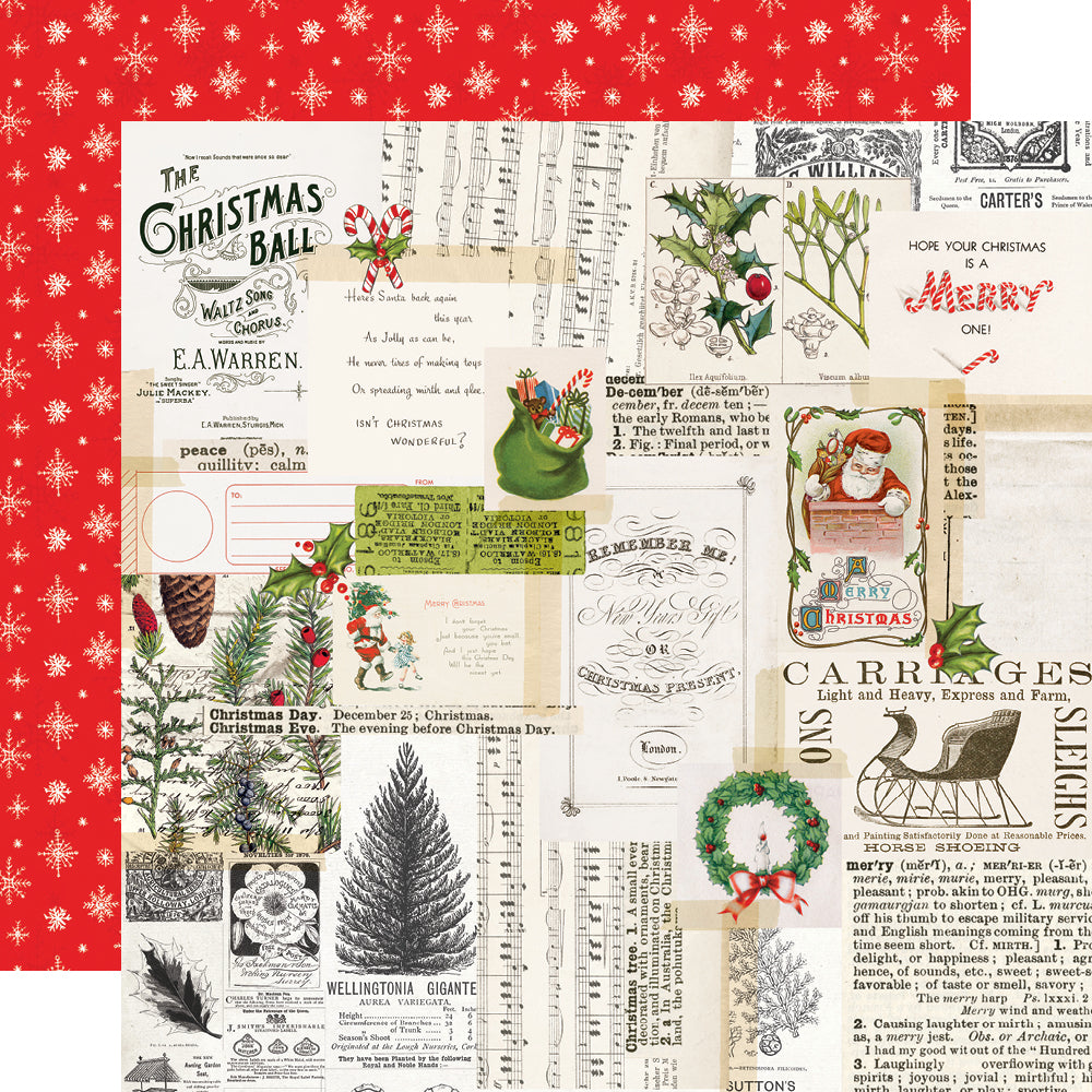 Simple Vintage North Pole - Merry Memories