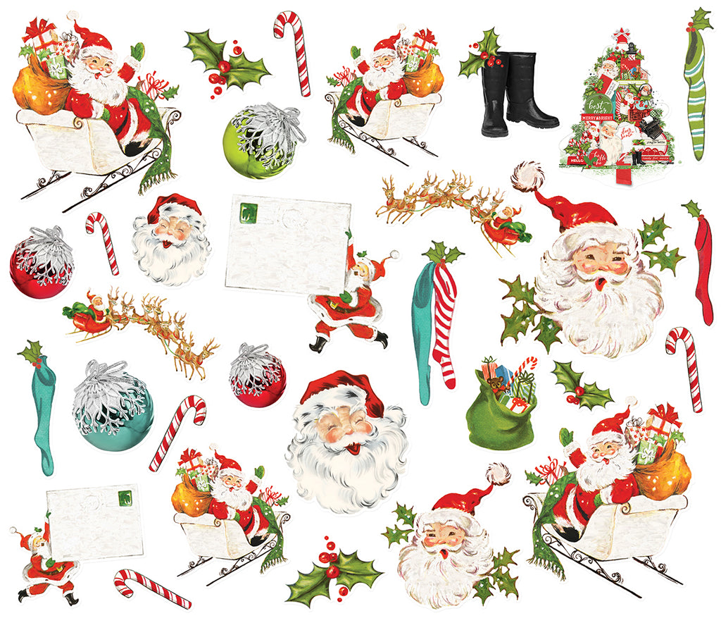 Simple Vintage North Pole - Santa Bits & Pieces