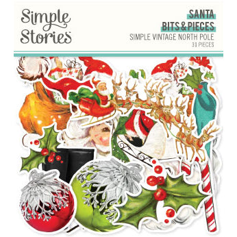 Simple Vintage North Pole - Santa Bits & Pieces