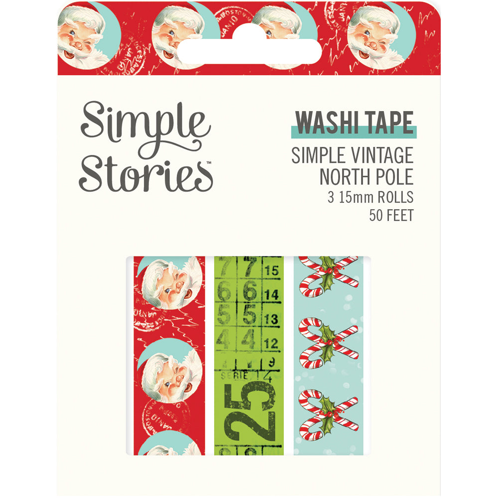 Simple Vintage North Pole - Washi Tape