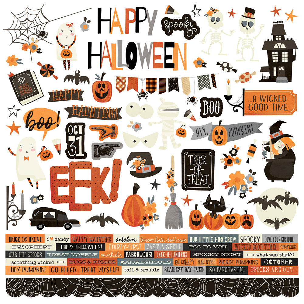 Boo Crew - Cardstock Sticker