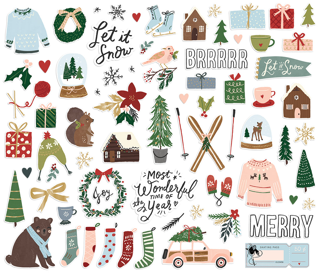 Winter Cottage - Bits & Pieces