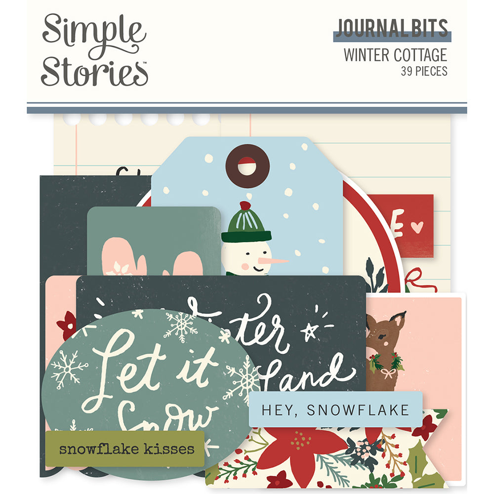 Winter Cottage - Journal Bits