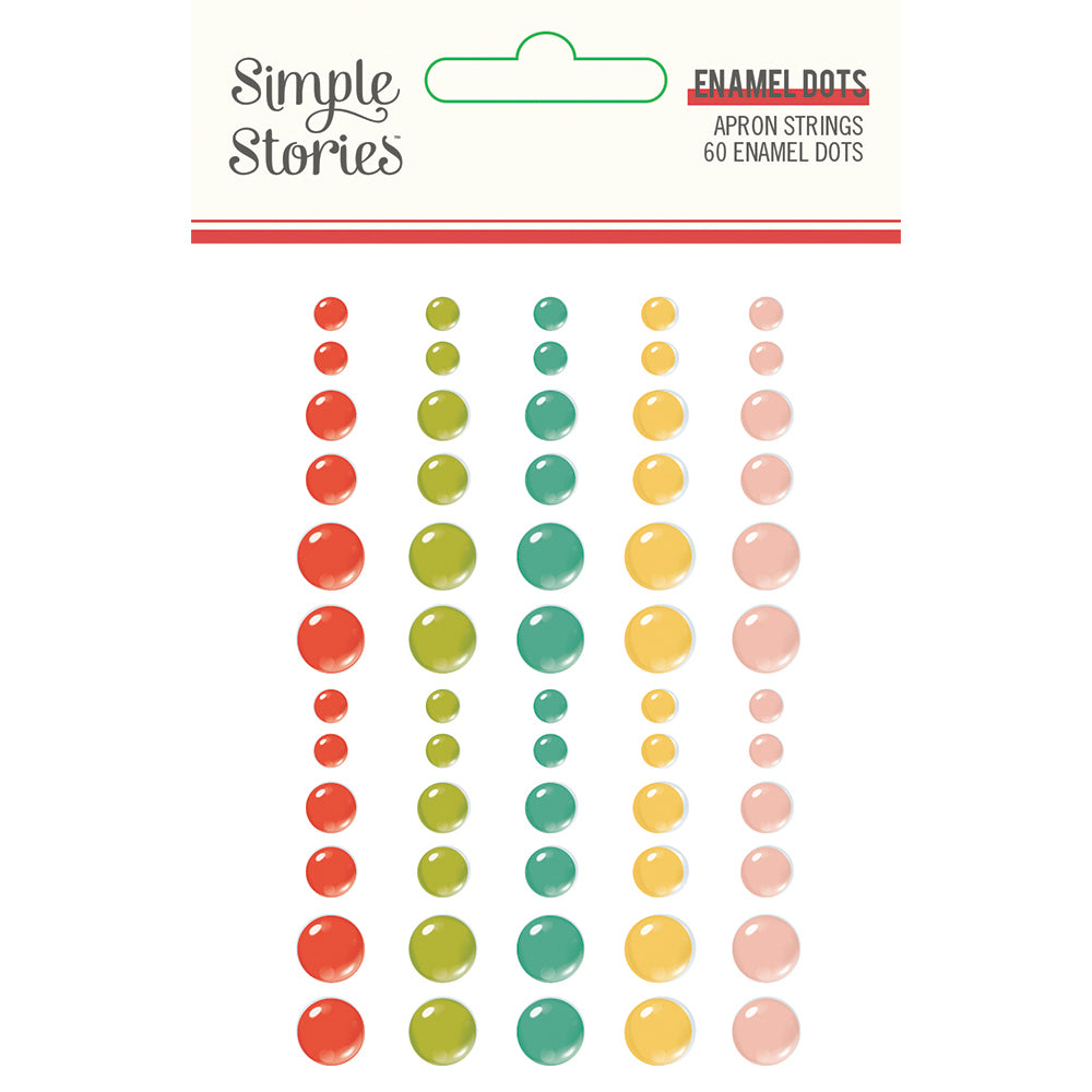 Apron Strings - Enamel Dots