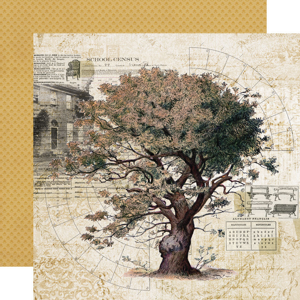 Simple Vintage Ancestry - Family Tree